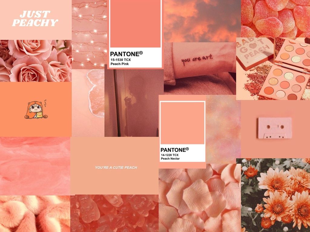 Peach Aesthetic Wallpaper