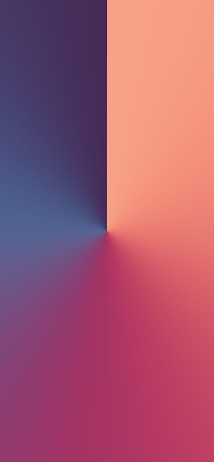 iPhone Pro Max Wallpaper Split Colors Htc