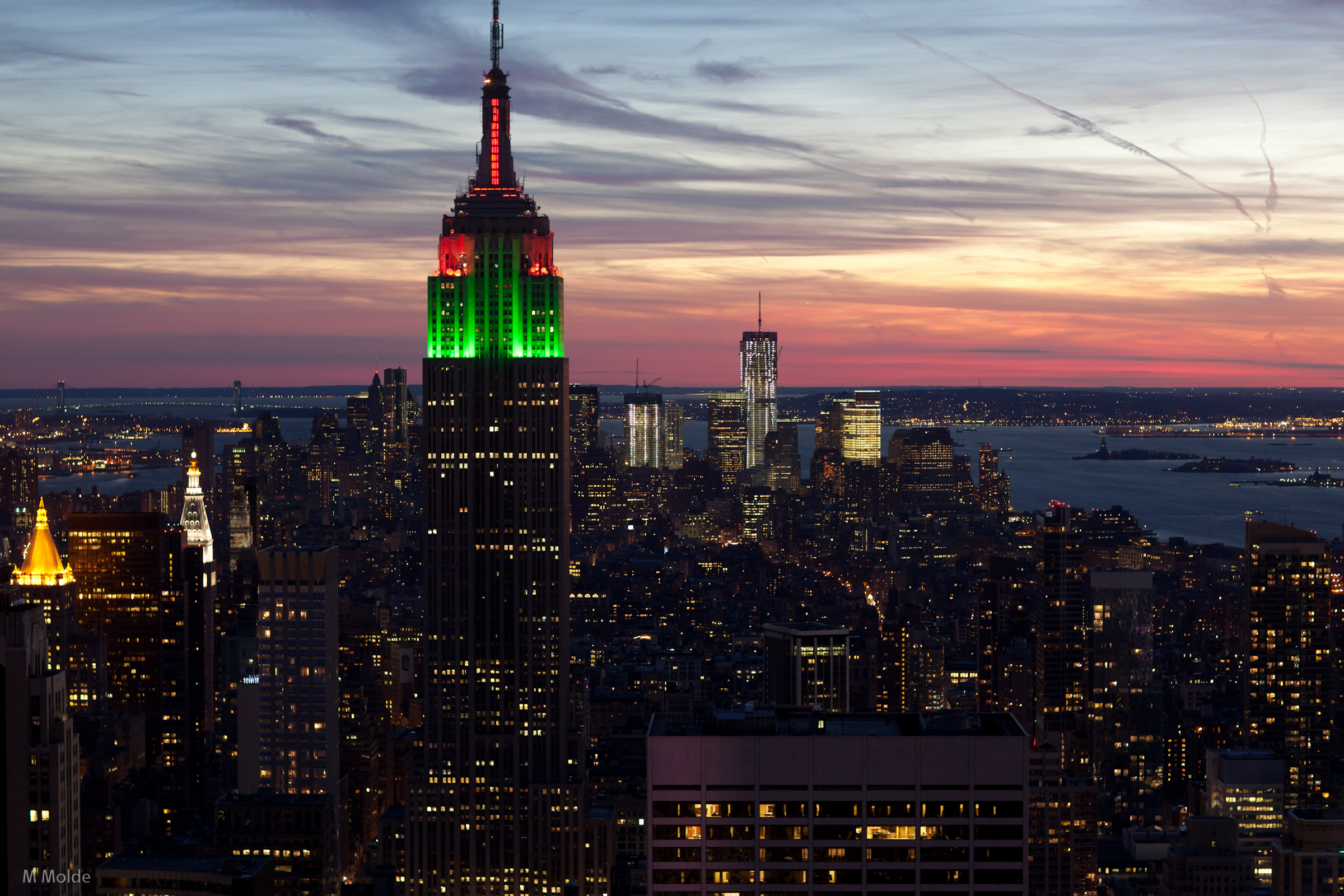 Empire State Building Sunset Wallpaper