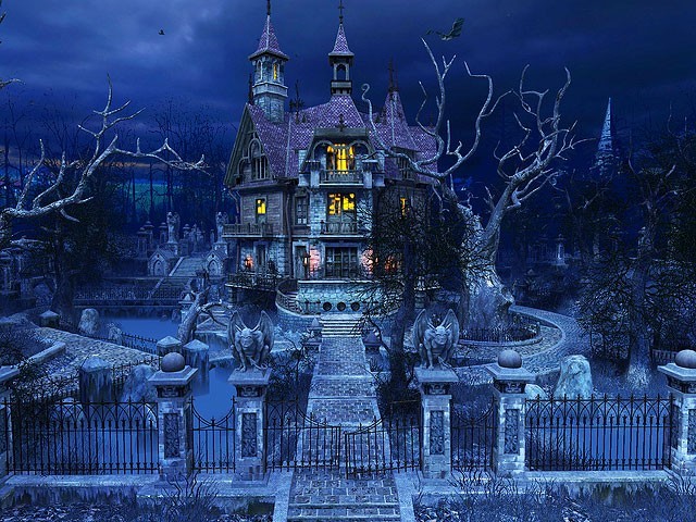 44+] Spooky House Wallpaper - WallpaperSafari