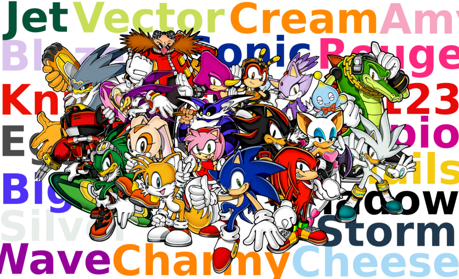 sonic all every sonic character 400 x 400 109 kb jpeg