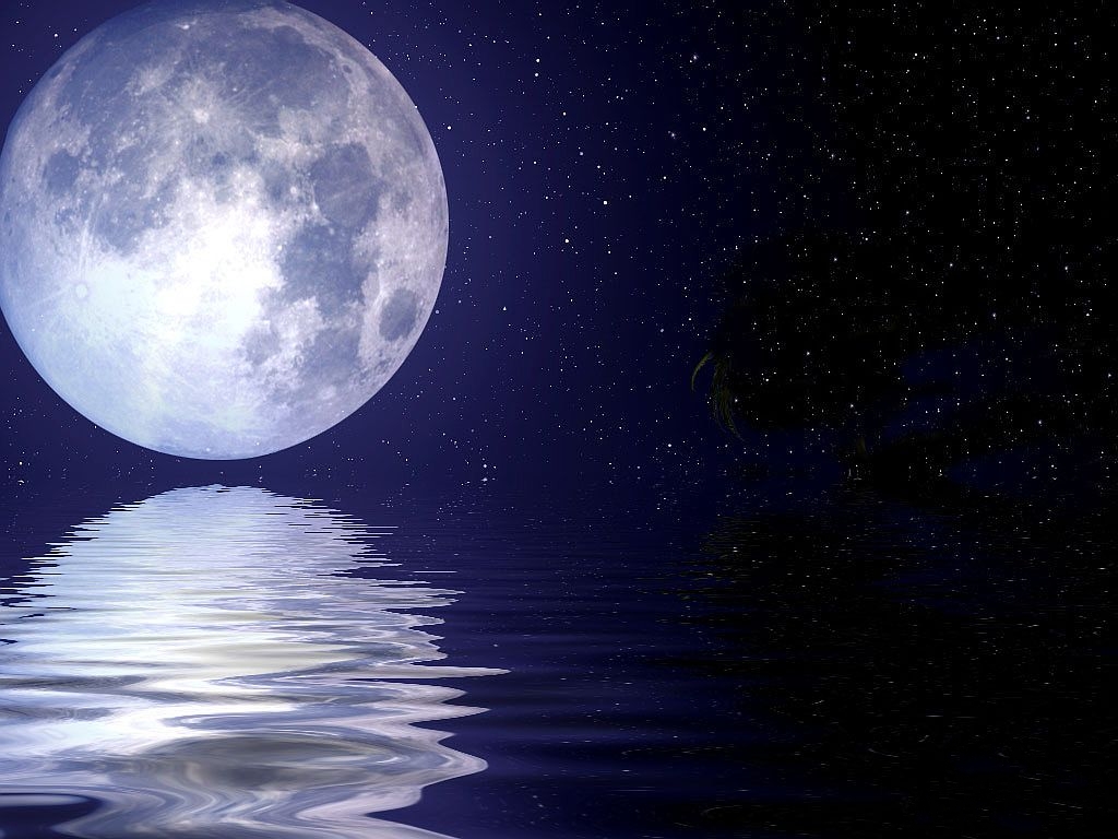 Moon And Stars Wallpaper Best Background Wallpaper