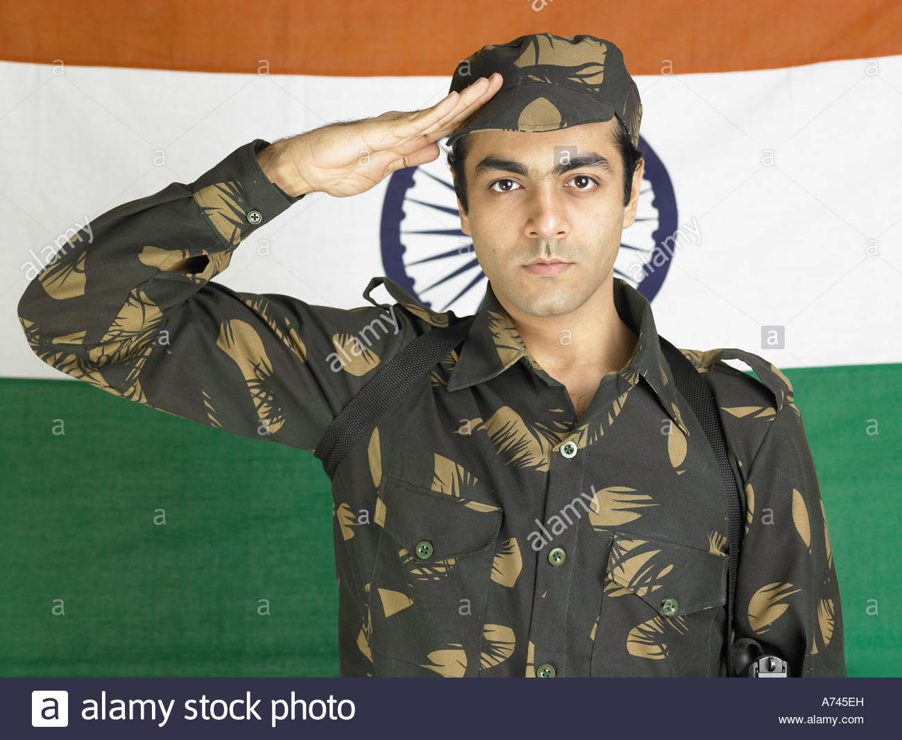 Army Man Salute Stock Photos Image