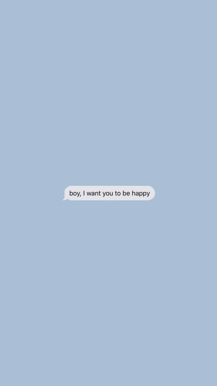Pastel Blue Aesthetic Quotes Wallpaper