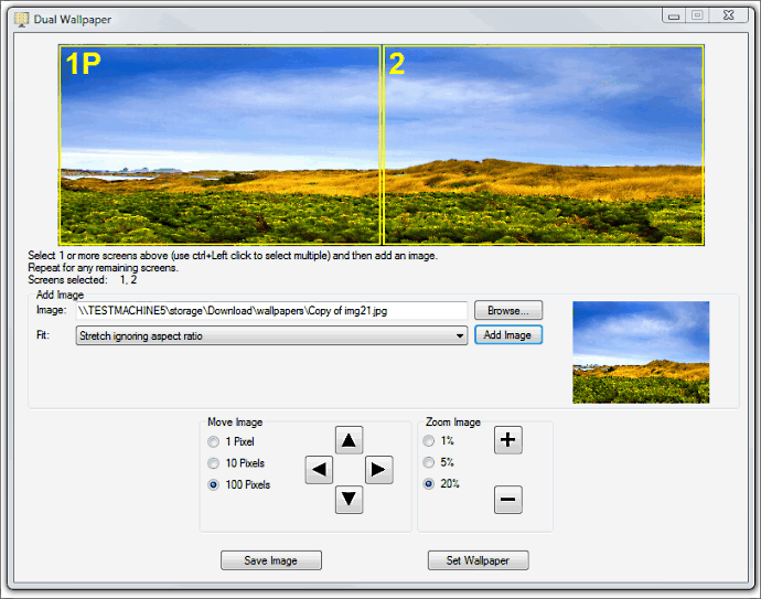 Dual Monitor Tools Screenshot And At Snapfiles