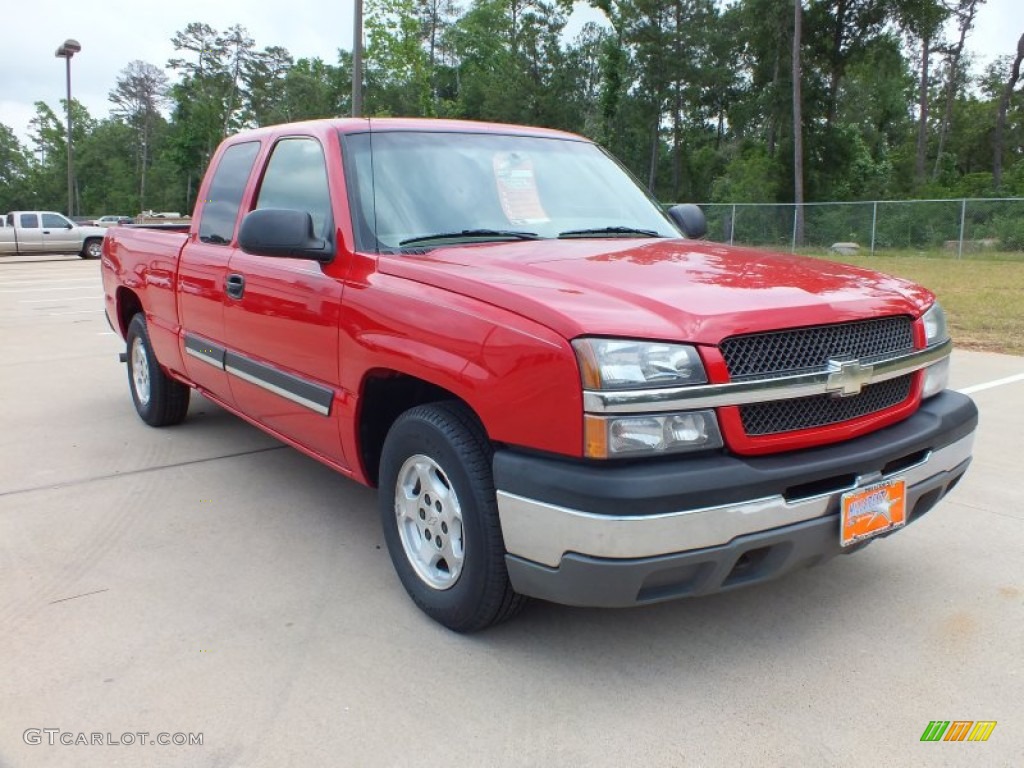 Victory Red Chevrolet Silverado Ls Extended Cab