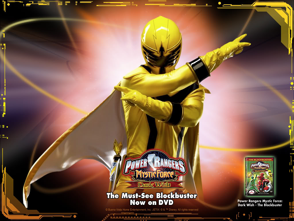 Yellow Ranger The Power Wallpaper