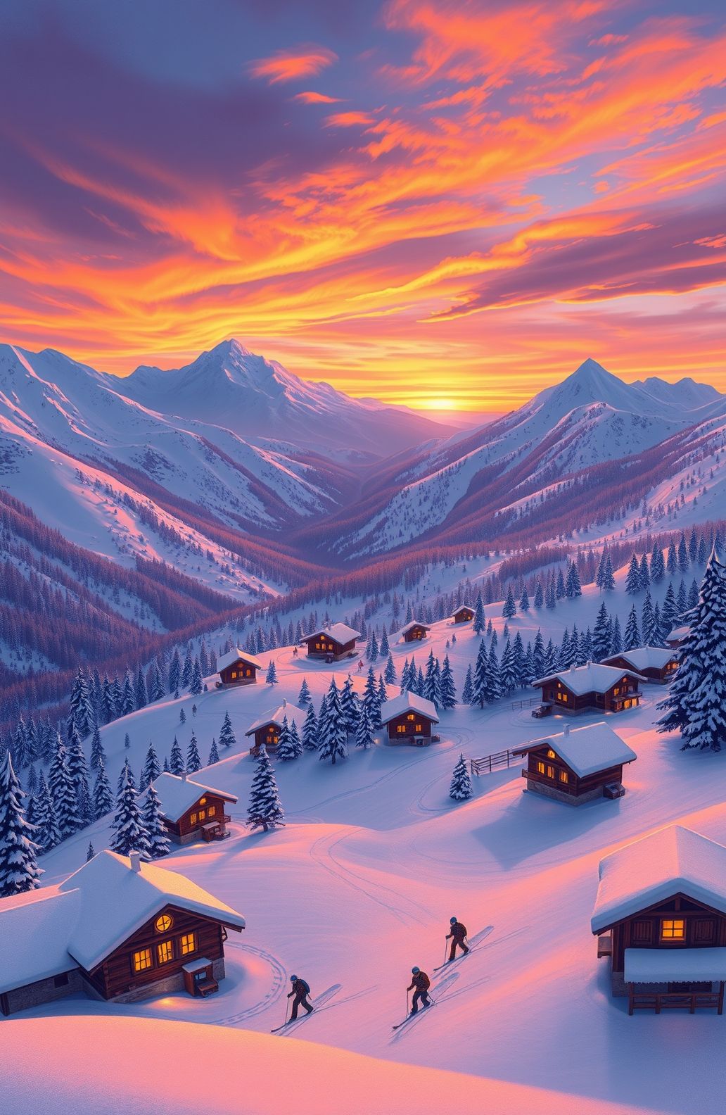 Ski Resort Wallpaper
