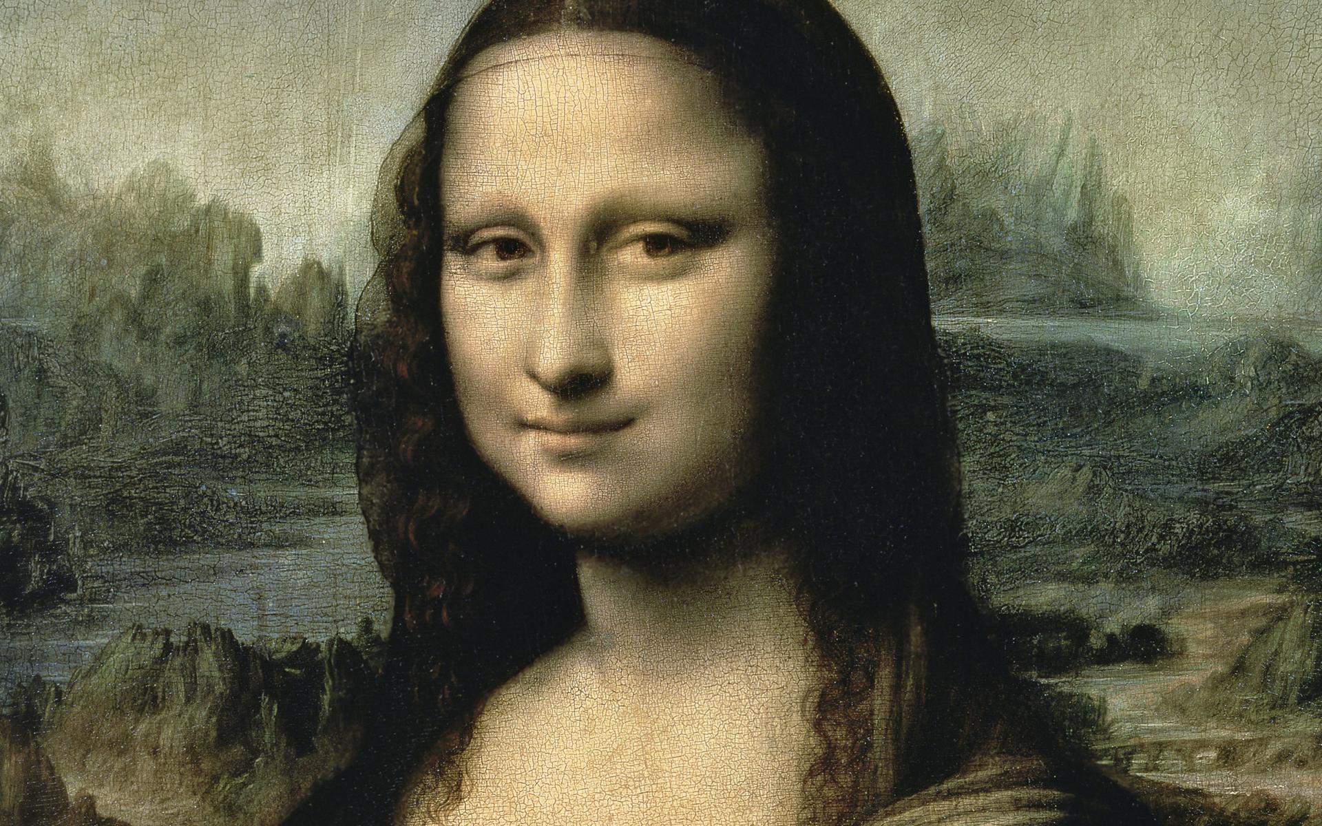 Mona Lisa Wallpaper Art Painting