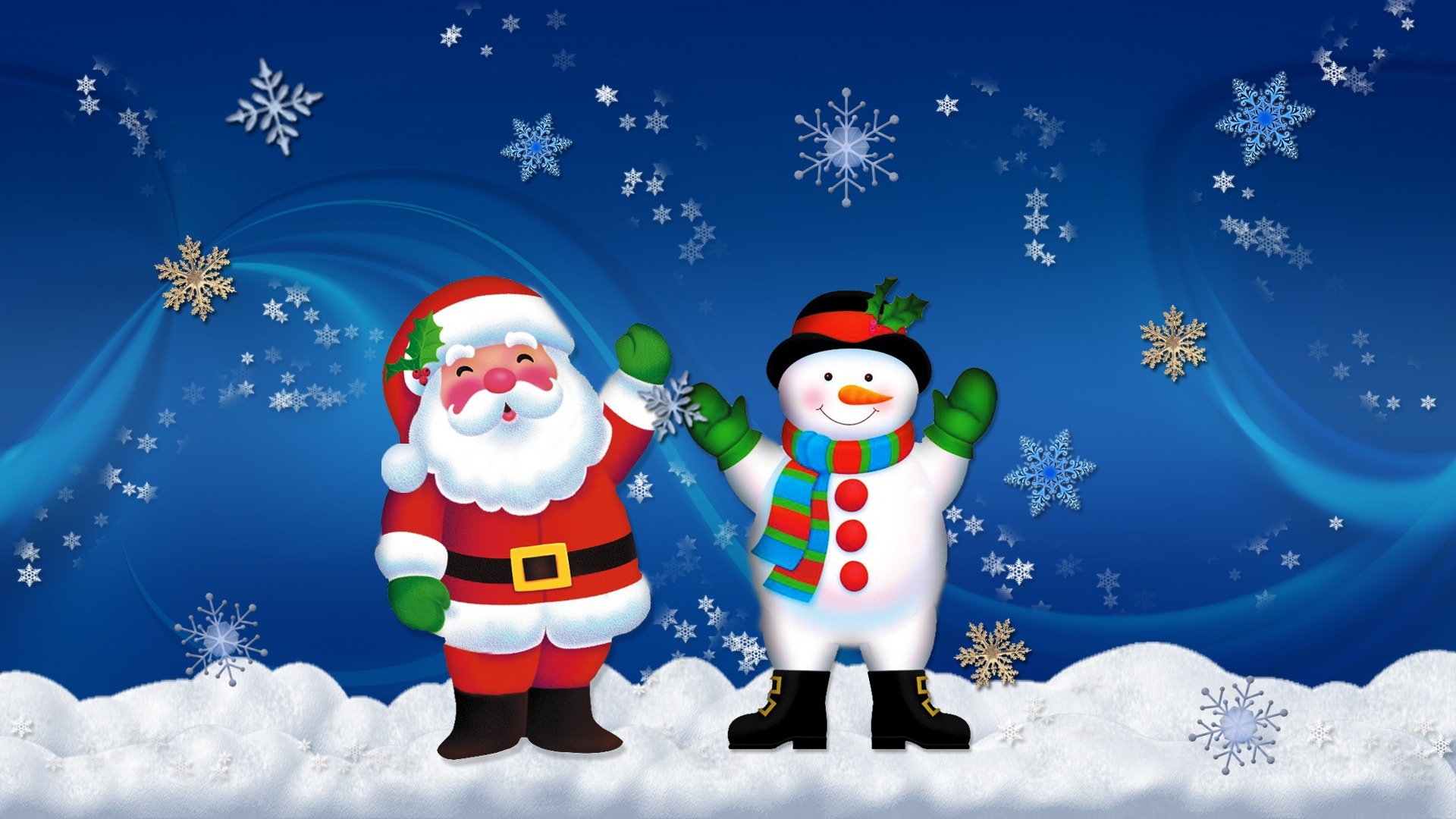 Funny Christmas Background Wallpaper9