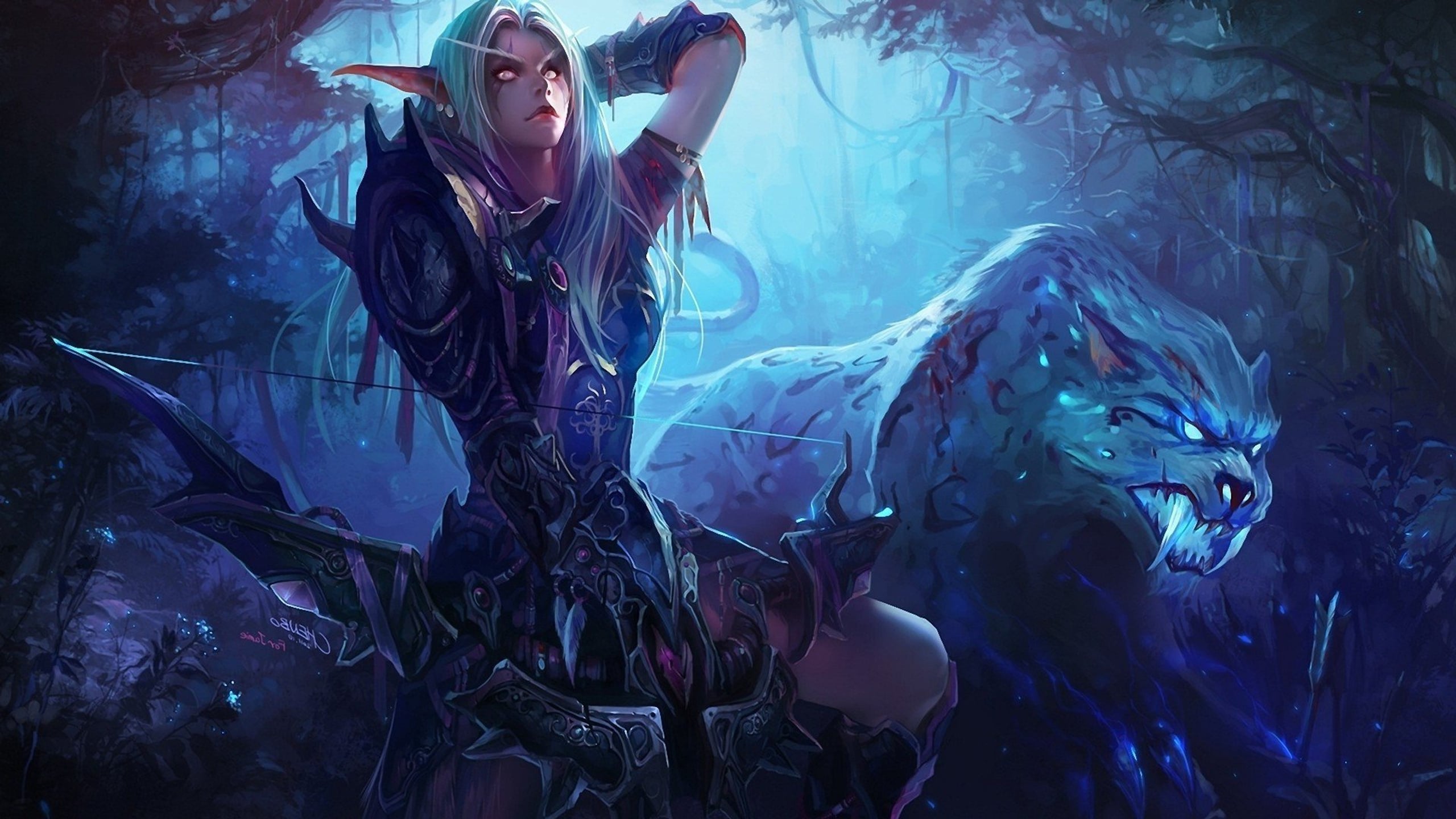 Girl World Of Warcraft 1440p Resolution HD 4k Wallpaper
