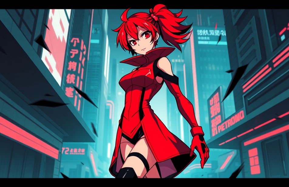 Red And Black Anime Wallpaper