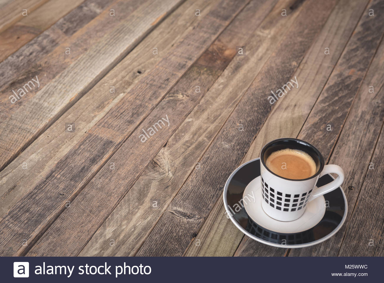 🔥 Free download Single small espresso coffee cup on wooden background
