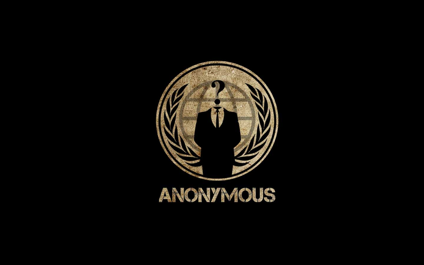 Free Wallpapers   Anonymous Black wallpaper