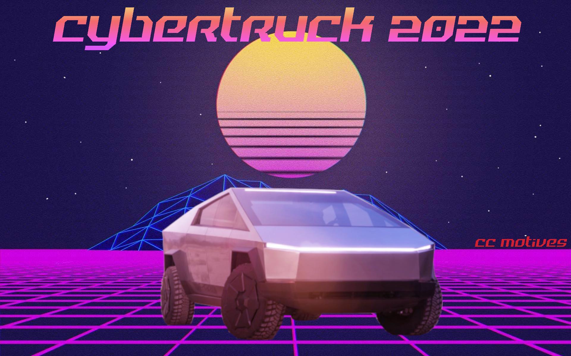 Cybertruck Vaporwave Edit R Carsindia