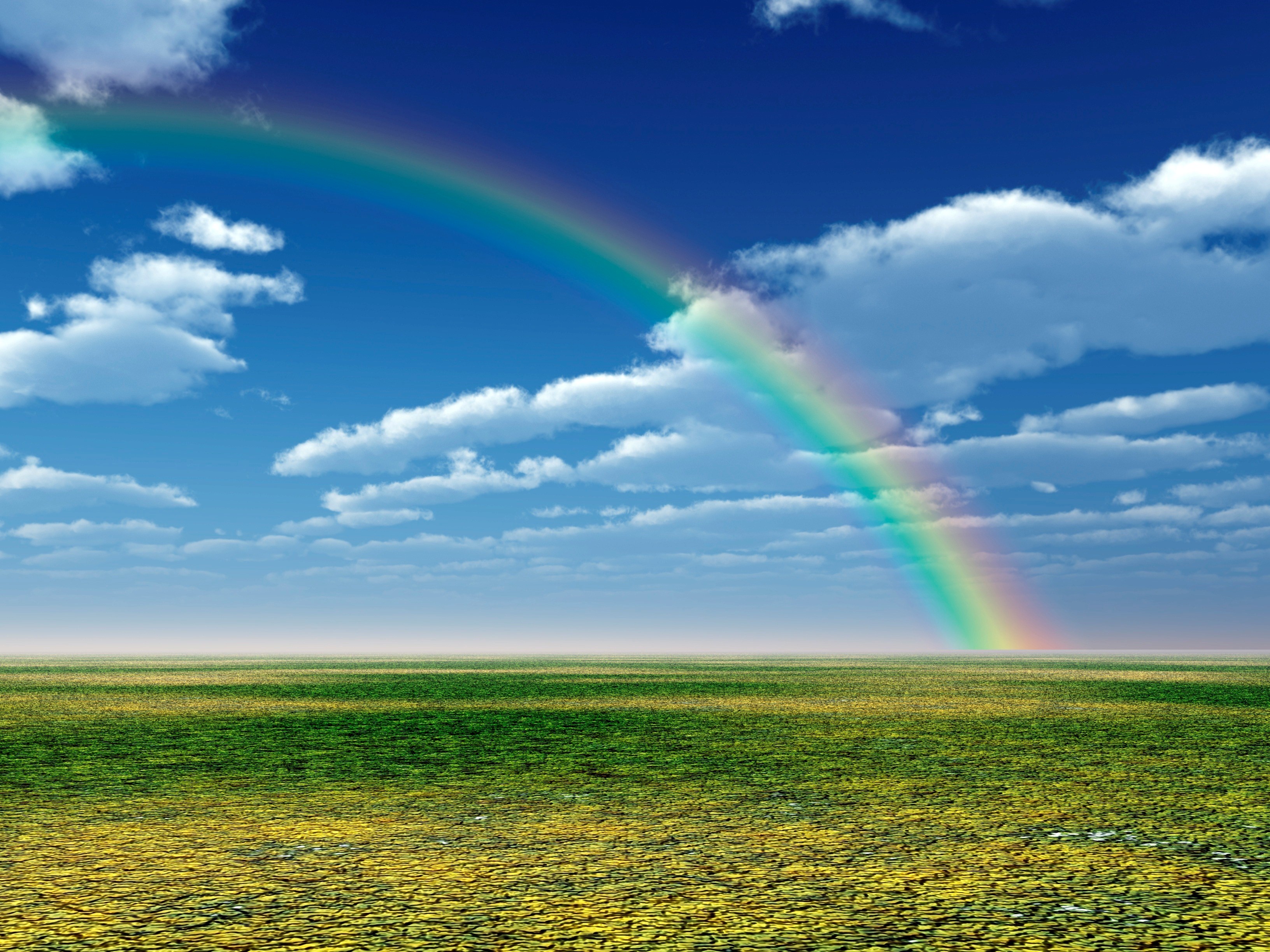 Beautiful Natural Rainbow Wallpaper HD