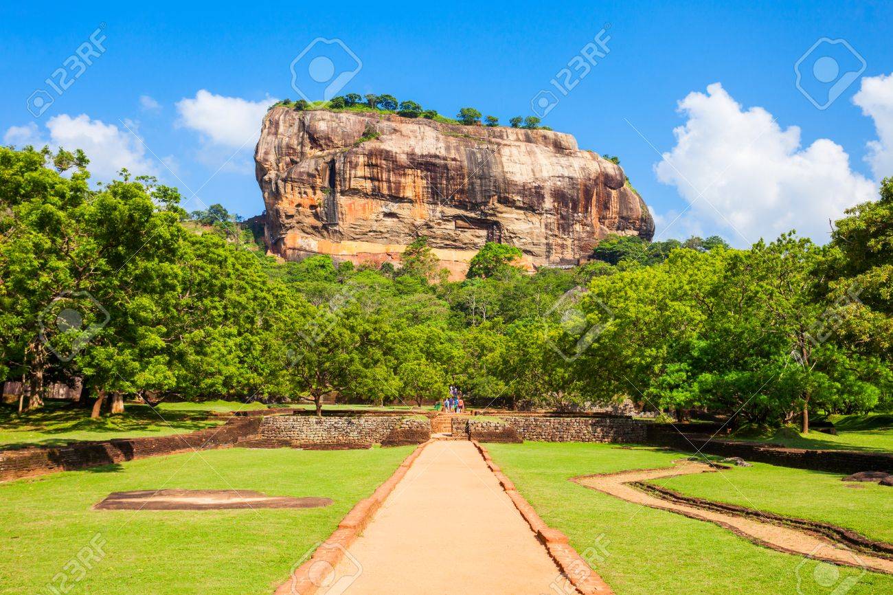 Sigiriya Rock Or Lion Rock Is An Ancient Fortress Near Dambulla 1300x866