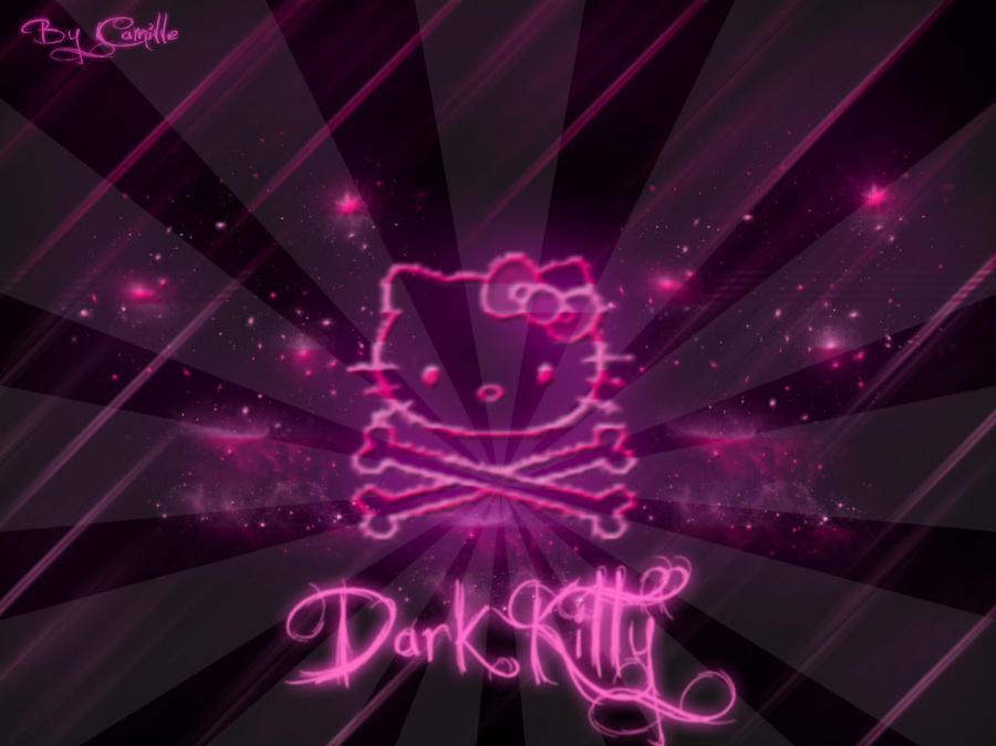 Dark Hello Kitty By Xxxcamillexxx