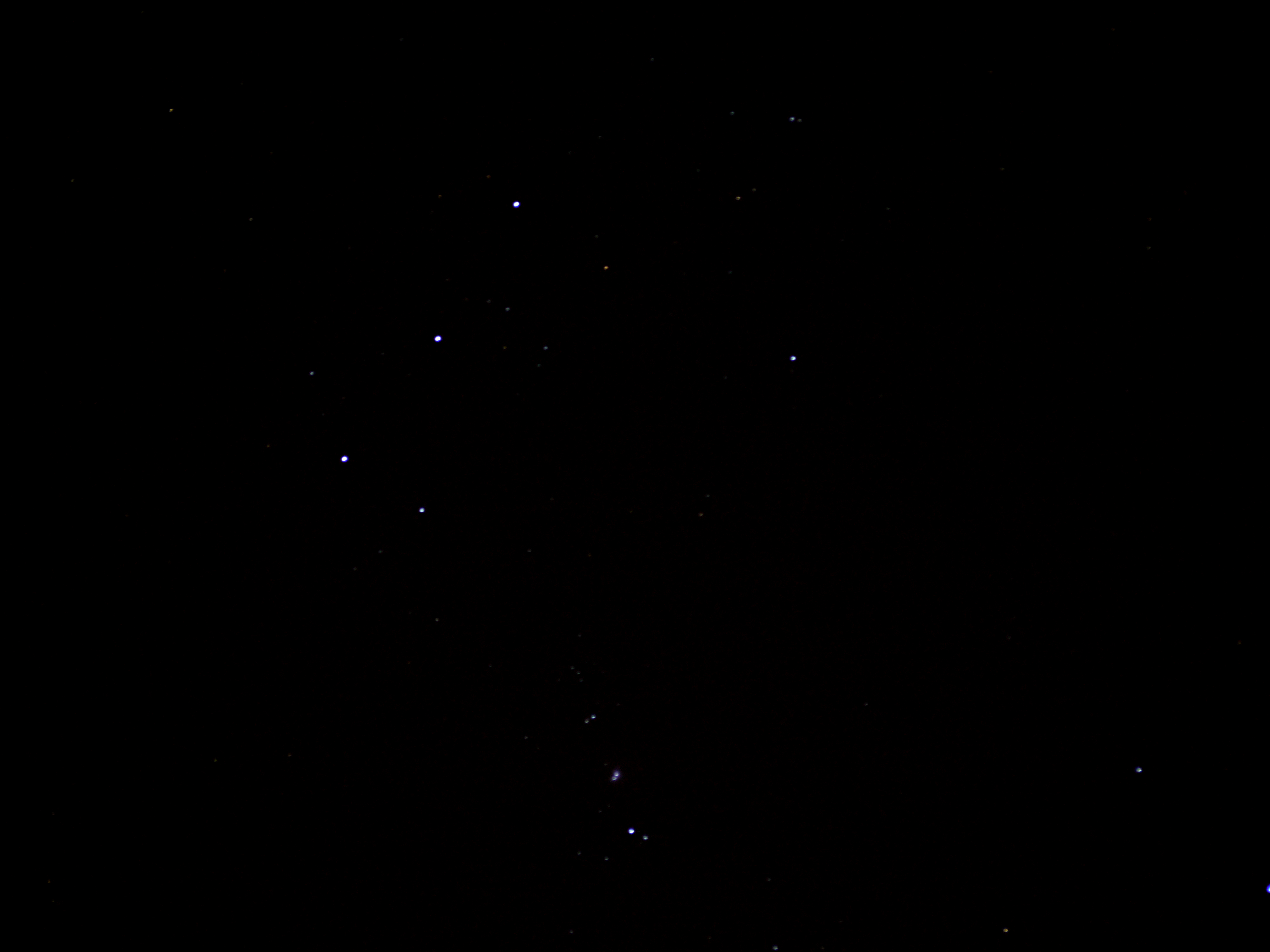 Orion S Belt And Sword The Blurry Object In Centre Of