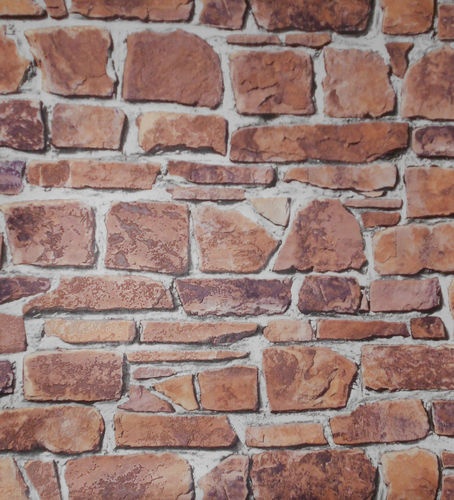 Brick Wallpaper Faux Textured Hawaii Picture