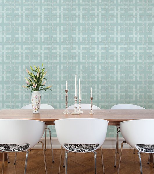 New Wallpaper Designs Theory Beige Geometric Wallpaper from the