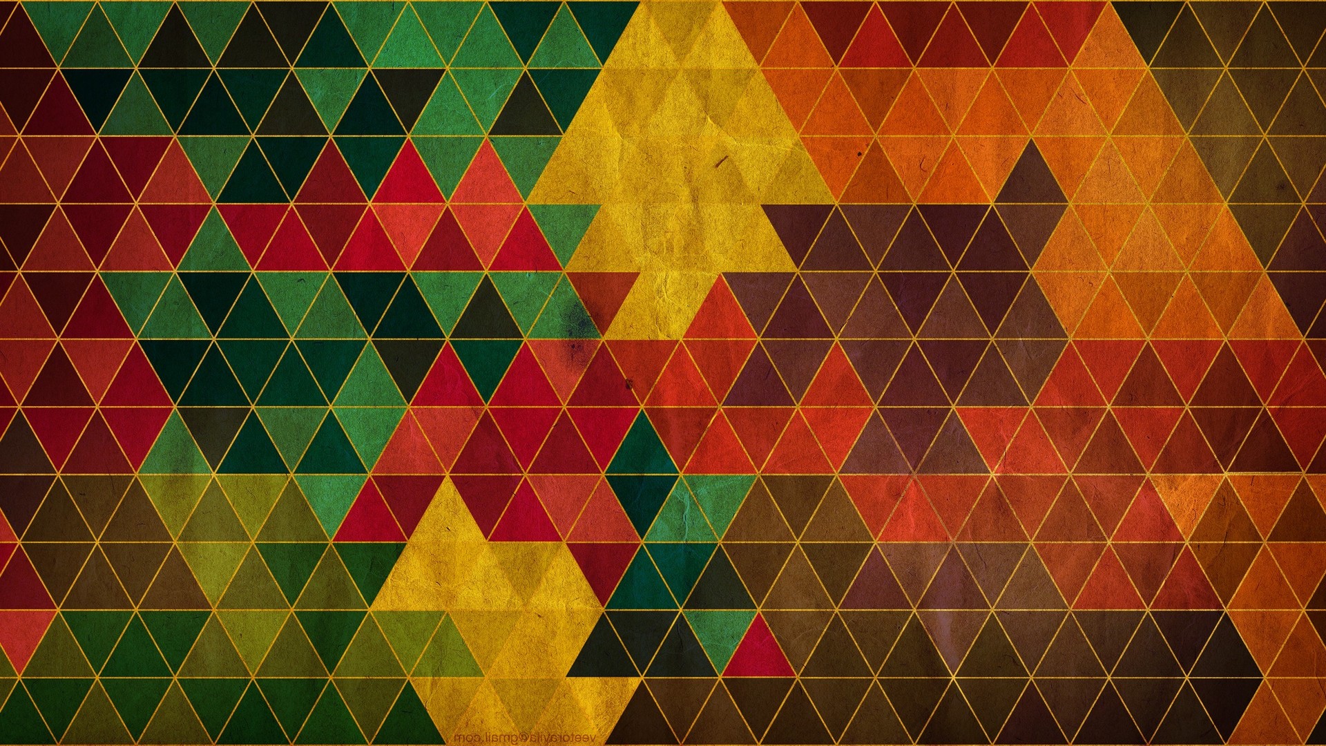 Triangle Pattern Abstract HD Wallpaper