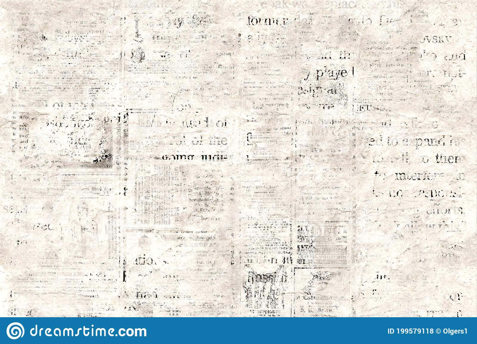 Vintage Newspaper Wallpaper