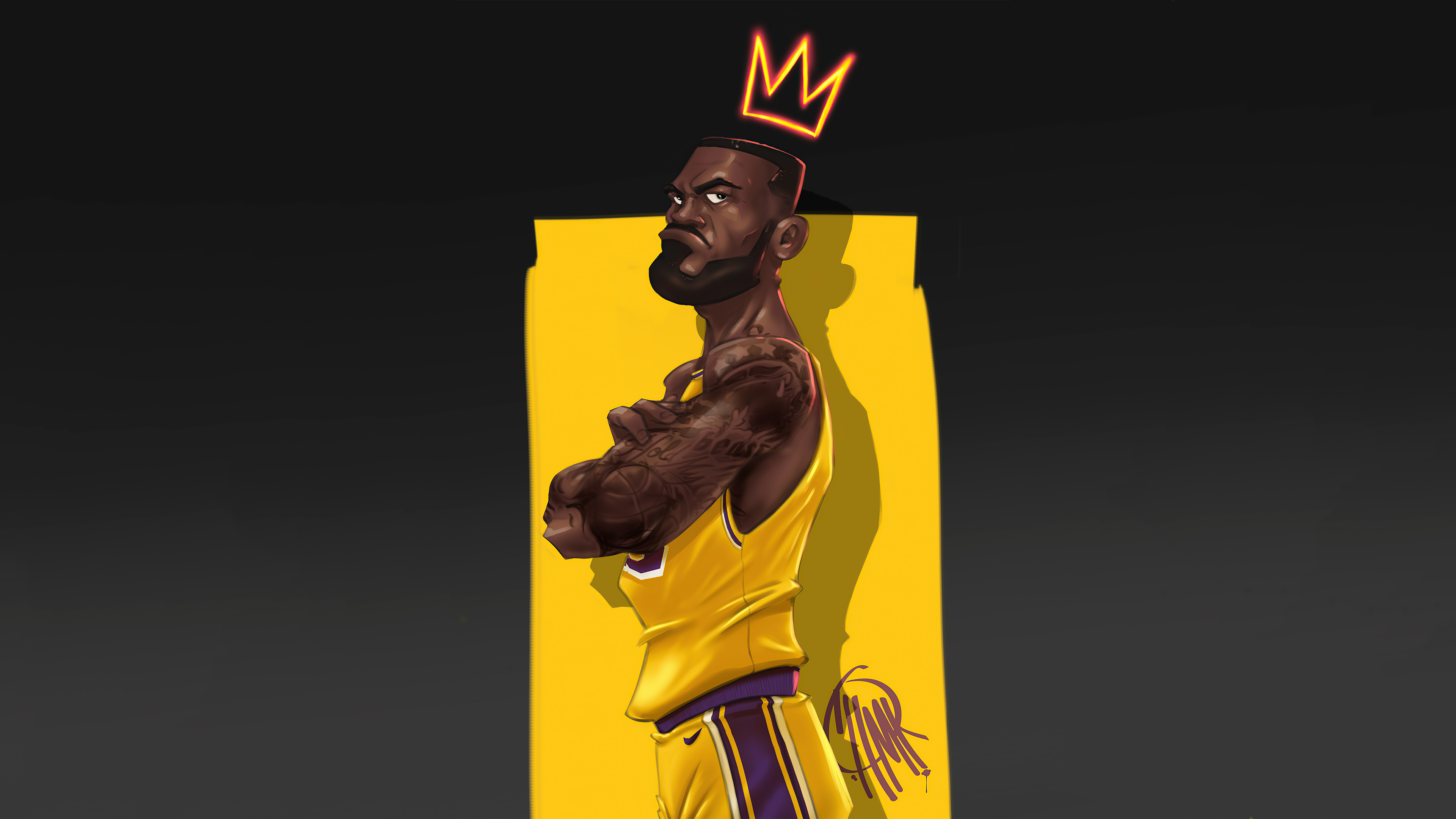 Lebron James 4k Ultra HD Basketball King Wallpaper By Christian Martinez