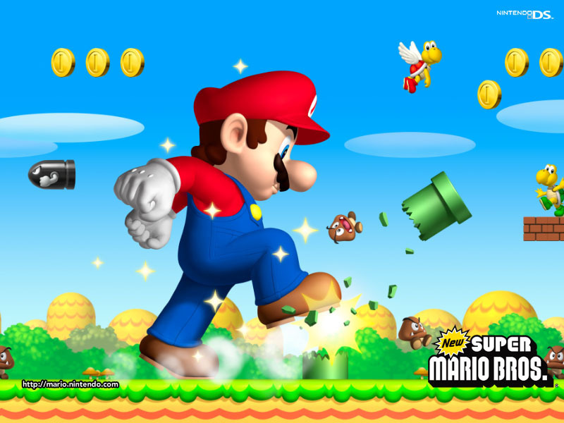 New Super Mario Bros Nintendo Ds Wallpaper