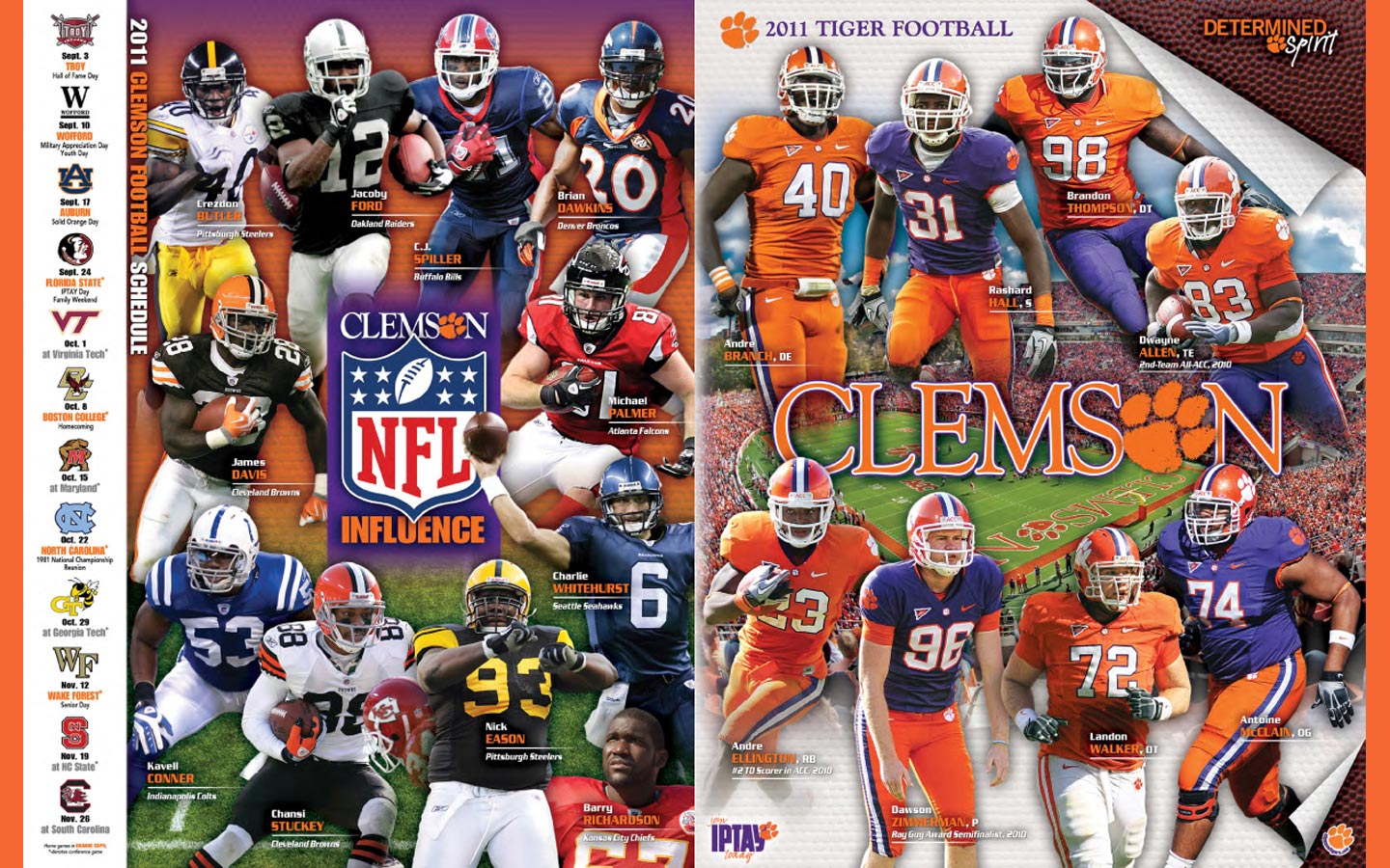 Clemson Tiger Football Desktop Wallpaper