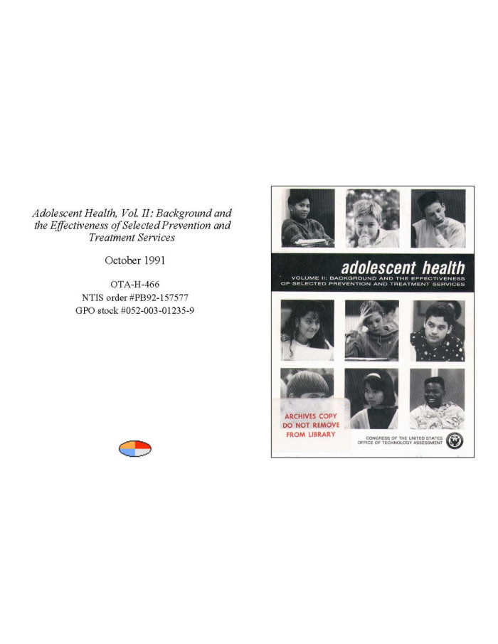 Adolescent Health Volume Background And The Effectiveness Of