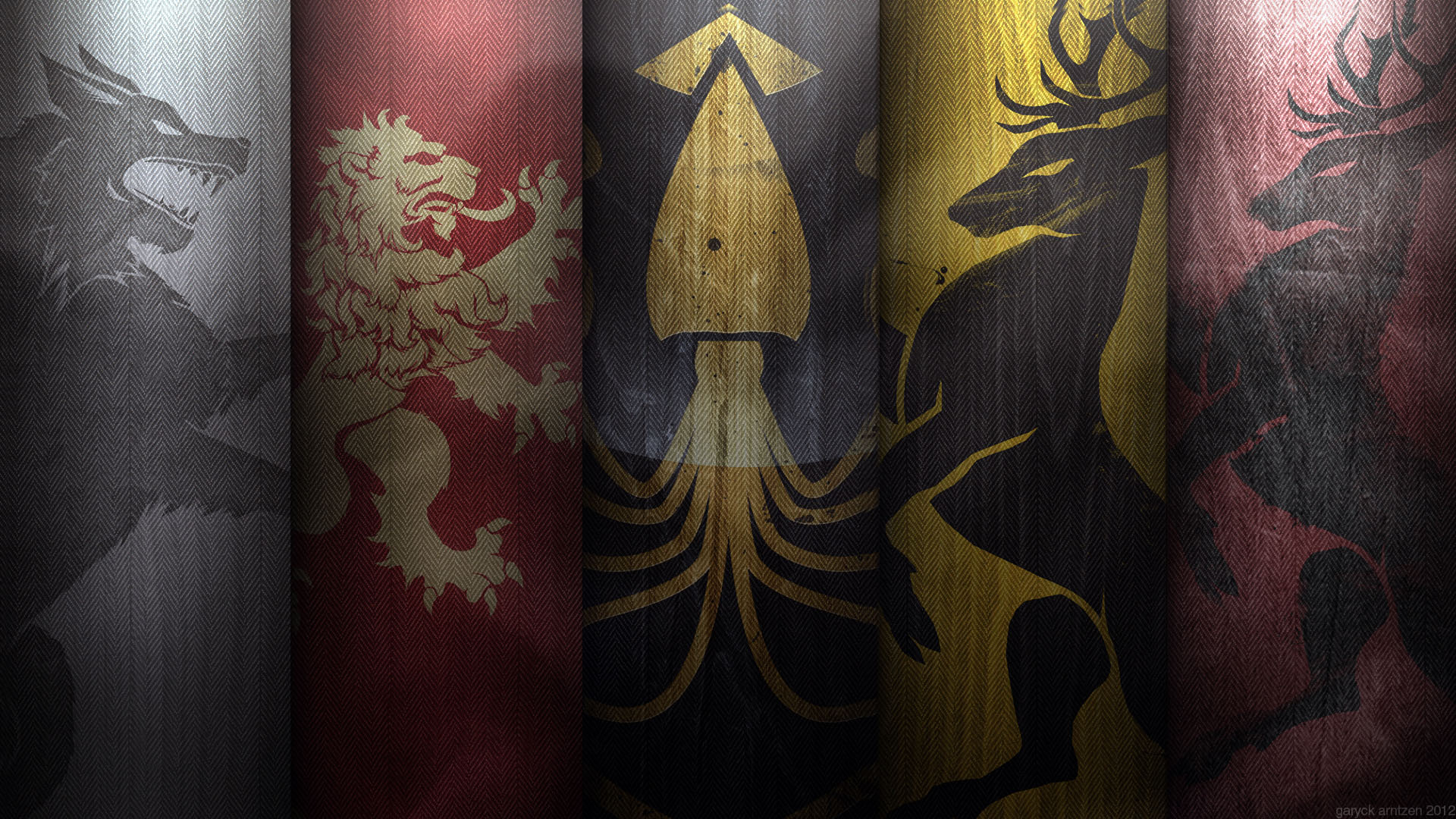 Game Of Thrones House Flags Full HD