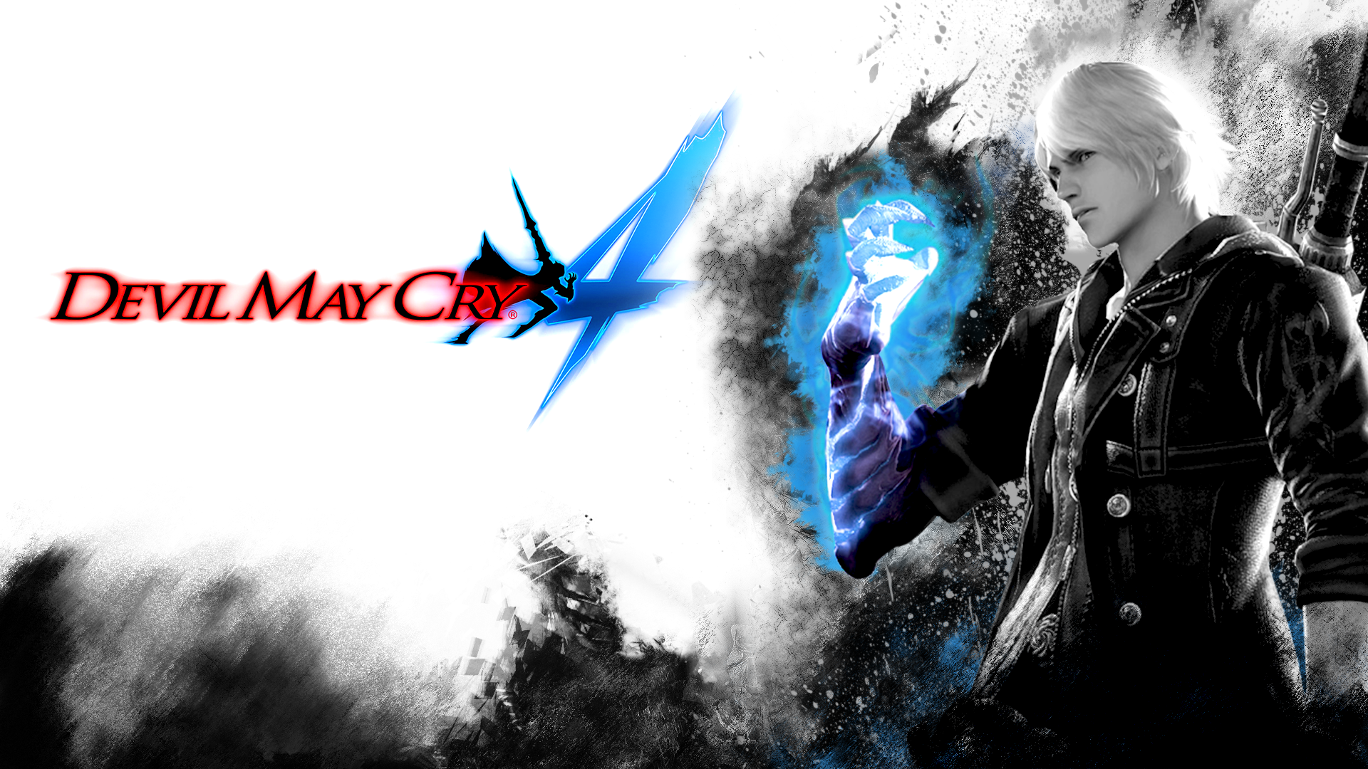  Devil May Cry 4 Nero Dante Abstract Black Devil Cry Demon Wallpaper