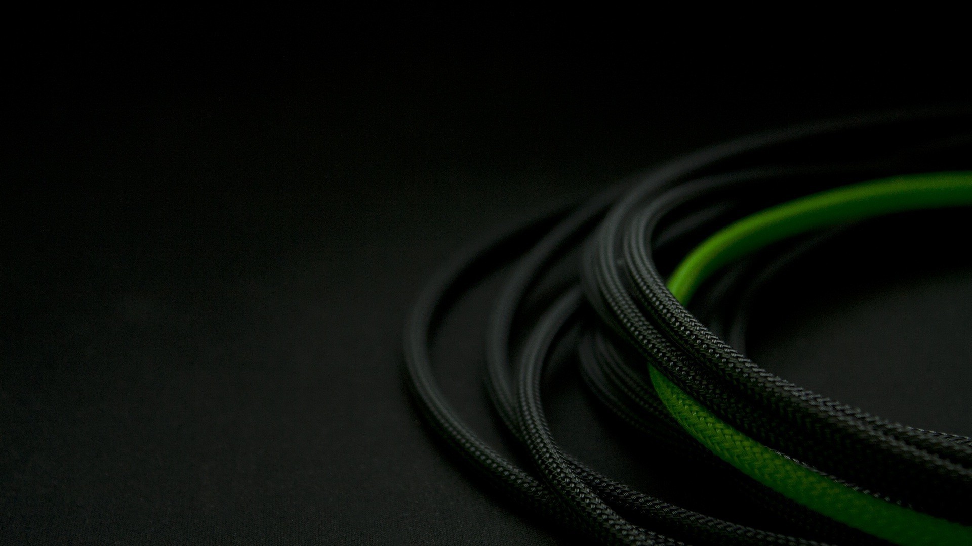 Green And Black Rope Wallpaper