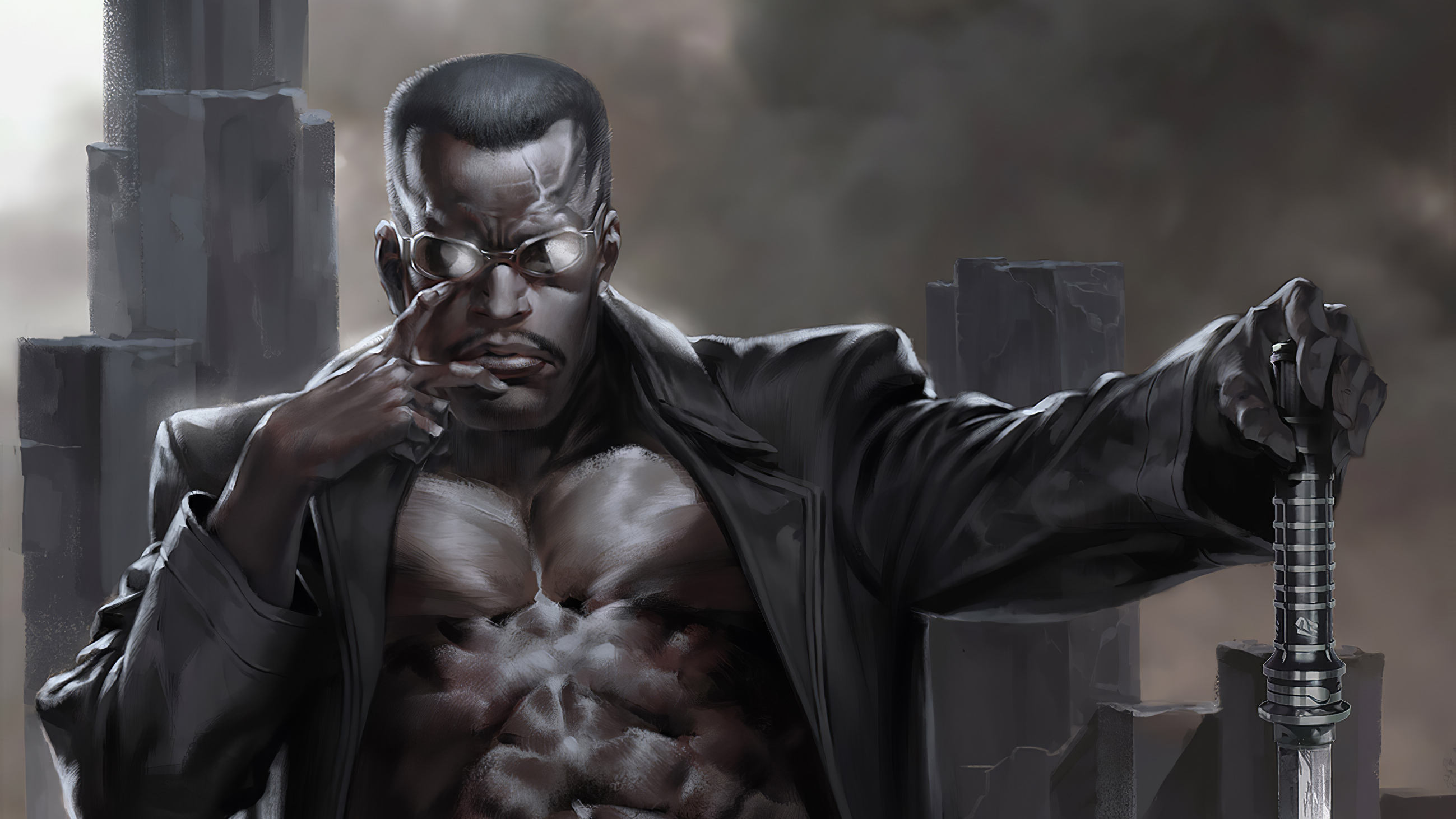 Blade Art Wallpaper HD Superheroes 4k Image Photos And Picture