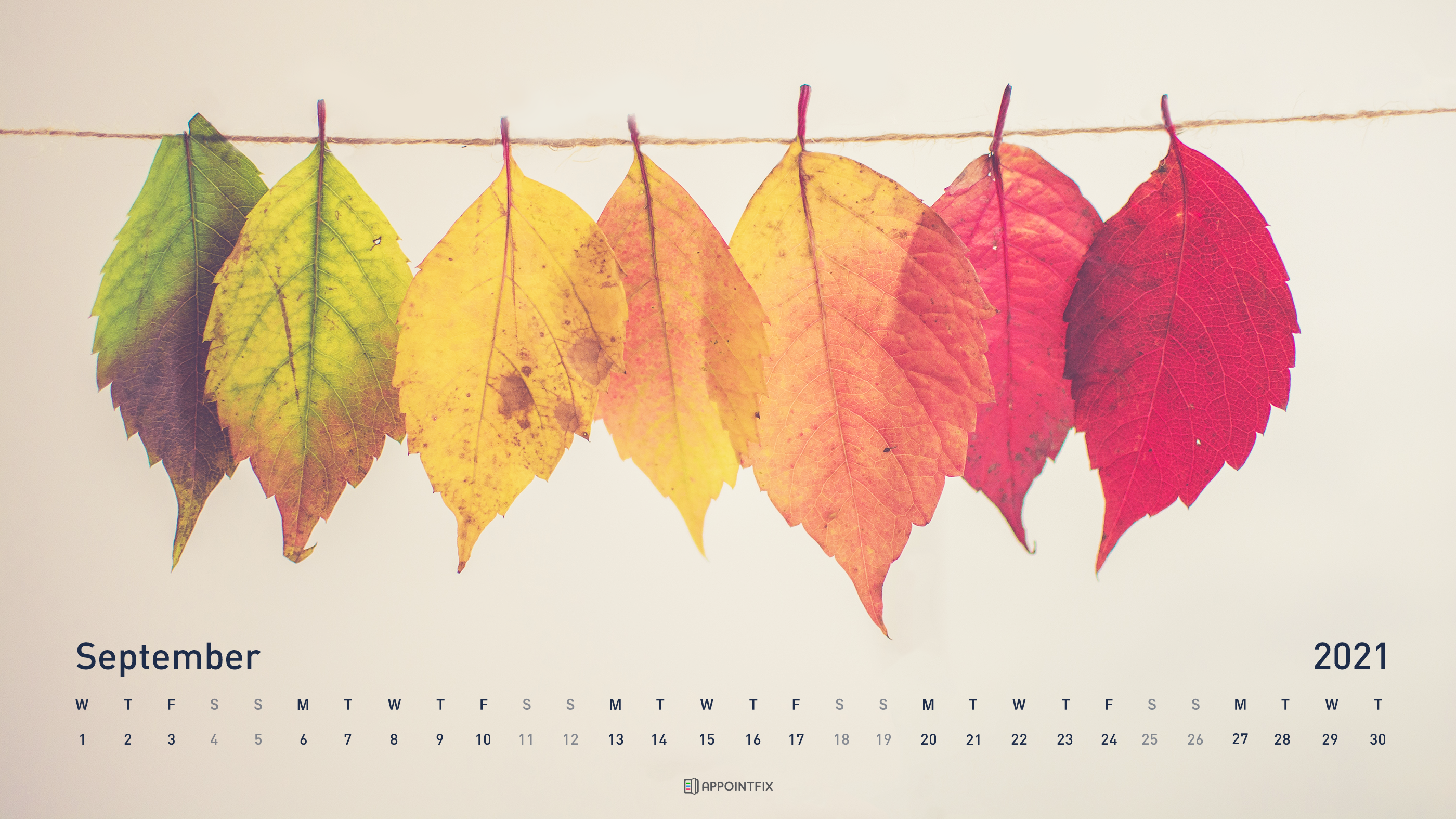 Free September 2021 Calendar Wallpapers Desktop Mobile