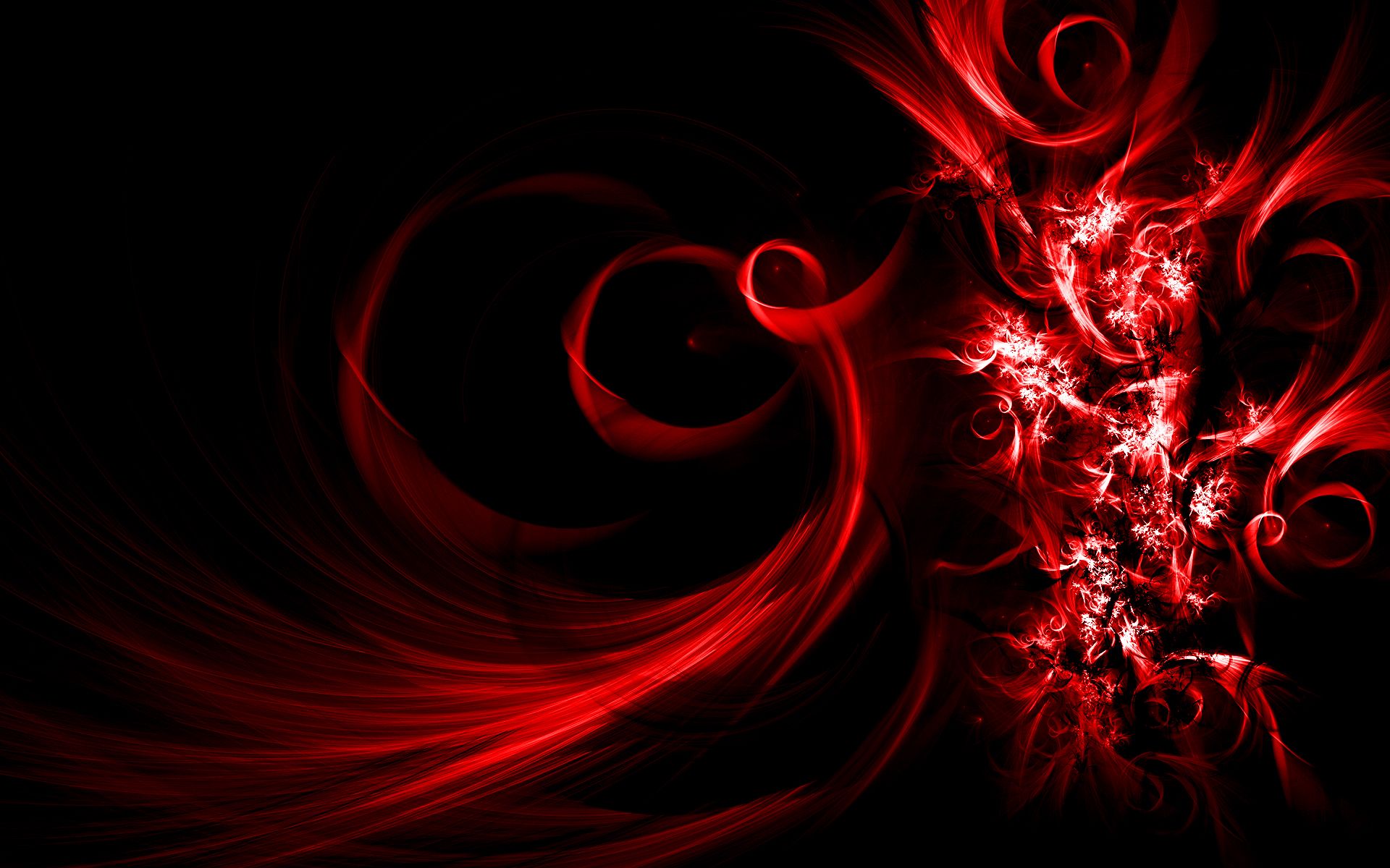 Red And Black Digital Art Wallpaper Fond D Cran Abstrait