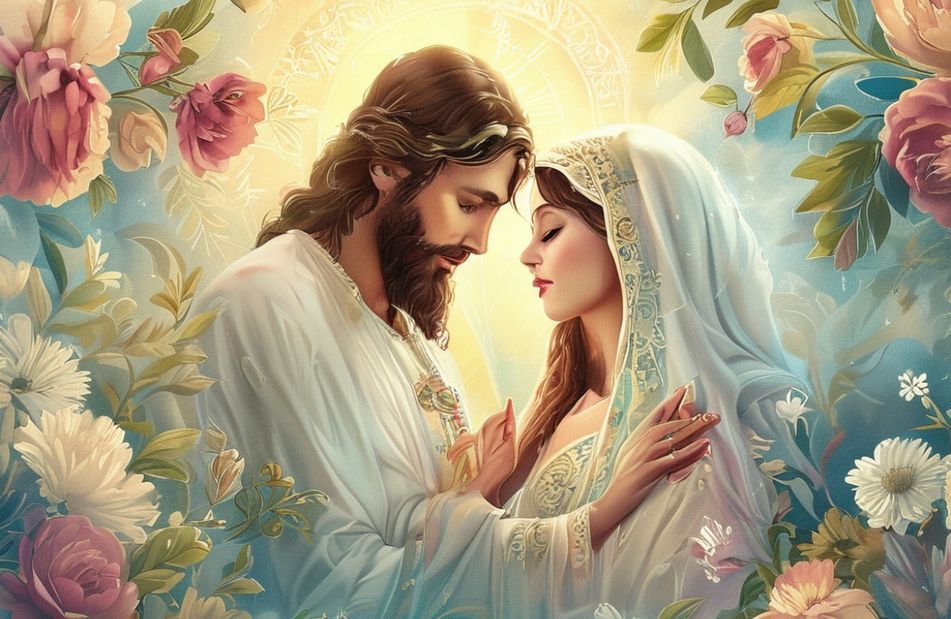 Jesus And Mary Wallpaper