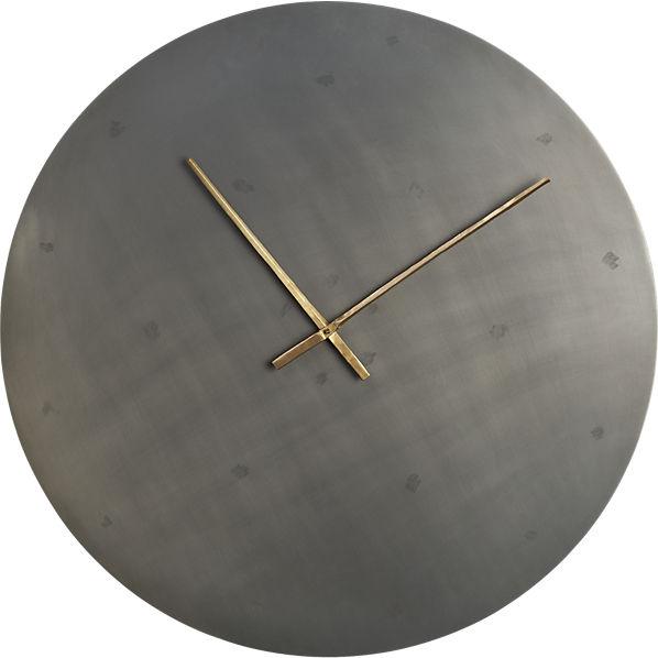 Iron Circle Wall Clock I Cb2