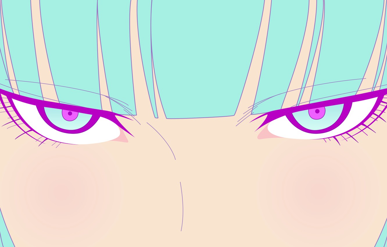 Wallpaper Eyes Look Vector Anime Art Girl Teddyloid Me
