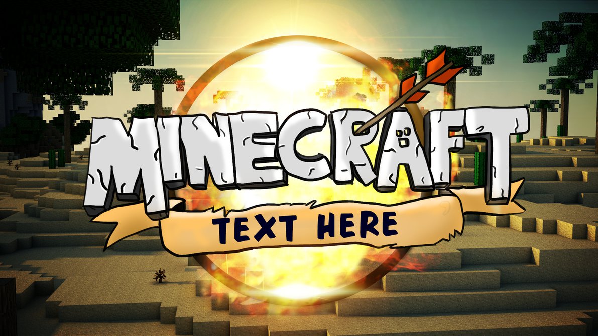 Minecraft Thumbnail Background Template