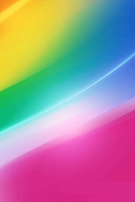 Neon Color Waves iPhone HD Wallpaper