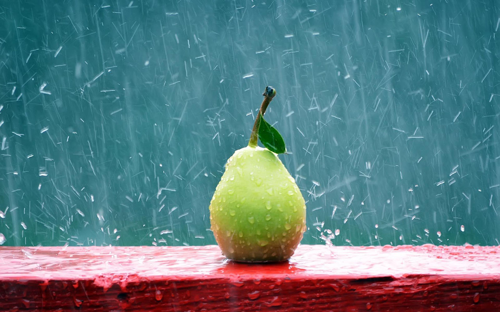 Pear In The Rain Wallpaper Wallpaperlepi