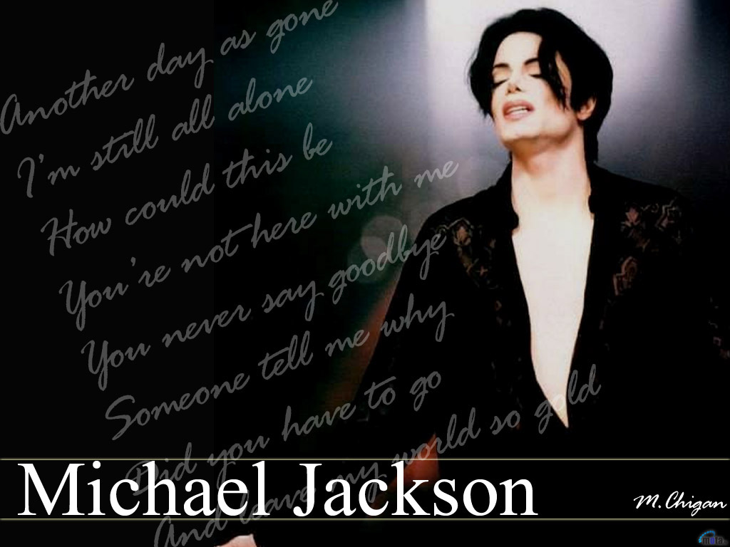 Wallpaper Black Singer Michael Jackson You Are Not