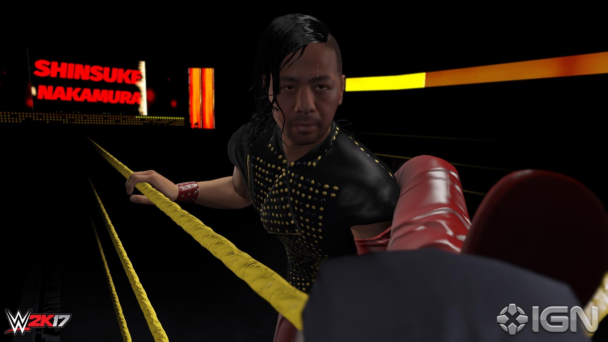 Wwe 2k17 New Screenshots Featuring Nakamura Brock