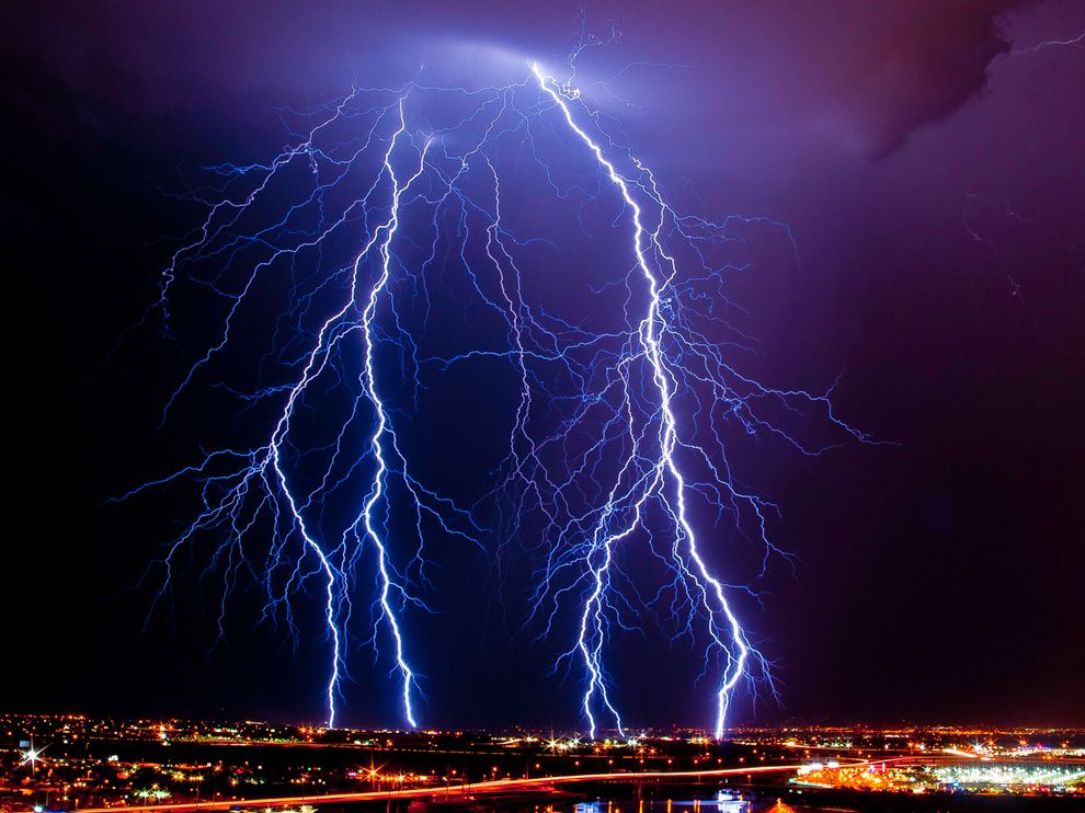 Arizona Photo Lightning Wallpaper National Geographic Of