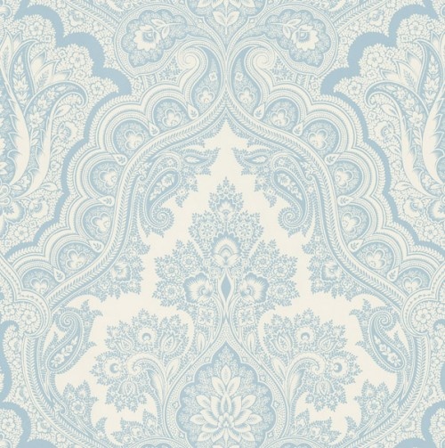 Decorative Blue Paisley Wallpaper Energy