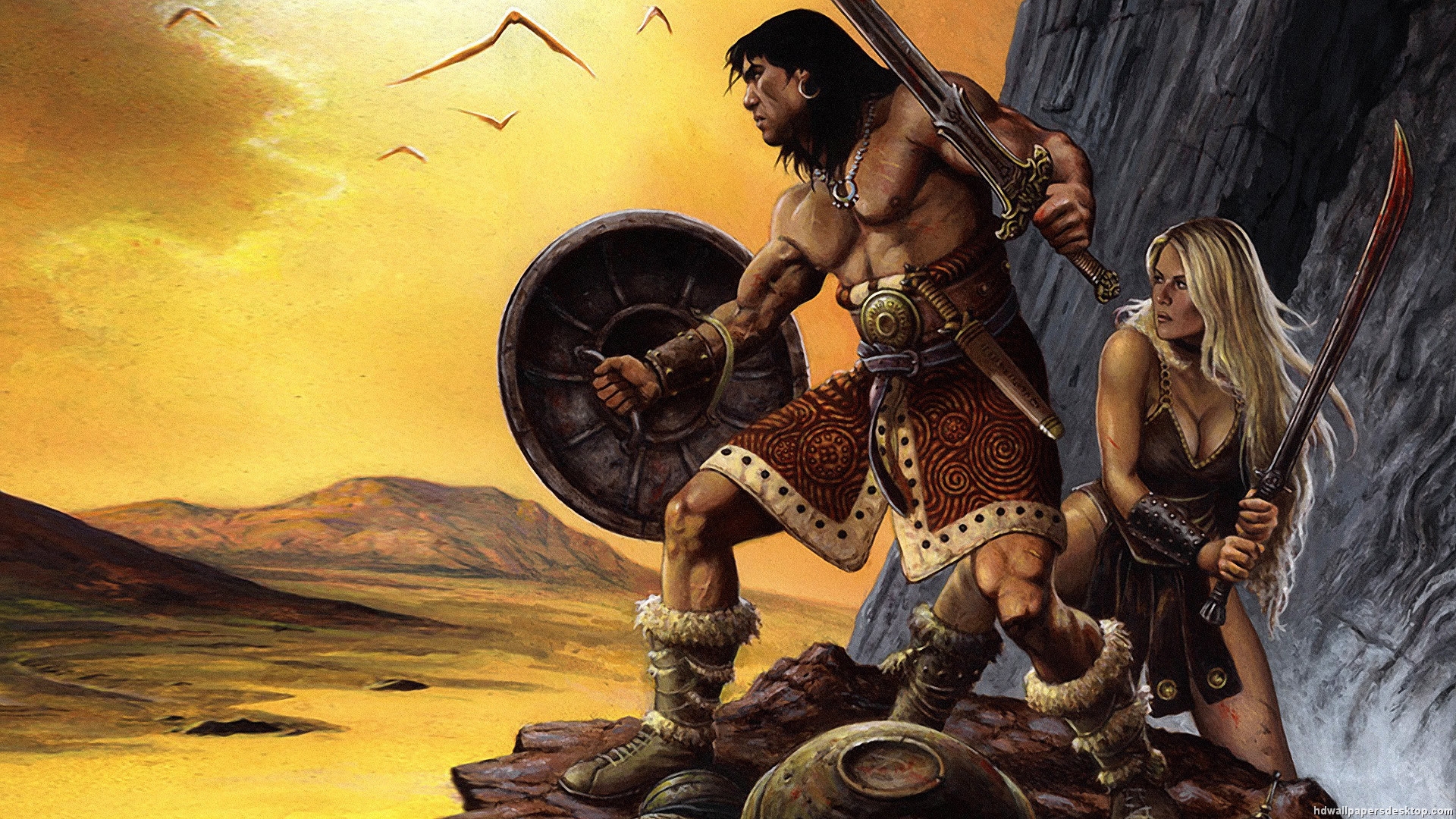 Conan The Barbarian Wallpaper Red Sonja