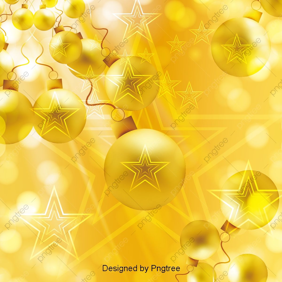 Gold Christmas Wallpaper