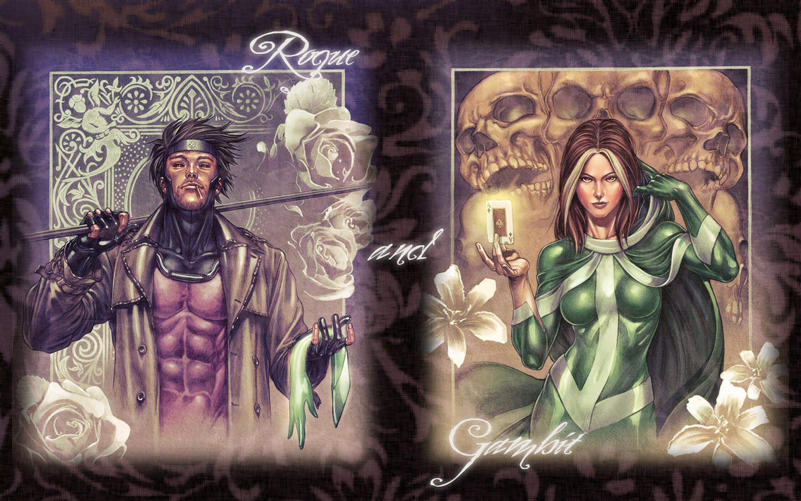 Gambit and Rogue   X Men Wallpaper 24904881